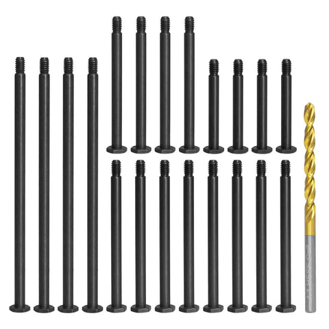 Beefed Up Durable Carbon Steel Front And Rear Suspension Pin Set For Traxxas XMaxx 6S 8S And XRT RC Cars with Wear Resistant Pins
