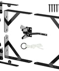 Heavy Duty Gate Frame Kit No Sag For Wood Fence Gates With Corner Brackets And Self Locking Latch Built To Last Prevent Gate Sag