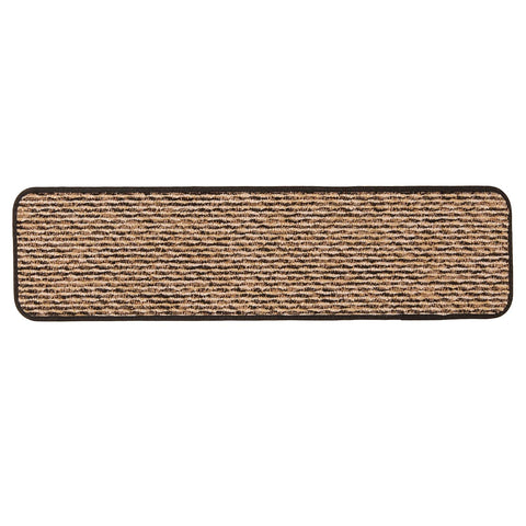 Skid-Resistant Carpet Stair Treads Set Of 15 In Black Ripple 8 By 27 Inches Non-Slip Rubber Backing Easy Install For Stairs Safe For Family And Pets Durable Non-Slip Stair Covers With Strong Grip.