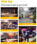 Wide use settings of Ultra Bright LED Temporary Work Light 150W 5000K Daylight White, 19,500 Lumens For Outdoor Construction