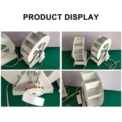 50W To 100W Water Turbine Generator Kit For Micro Hydroelectric Power In Ponds, Streams And Rivers, Low Speed Water Wheel System