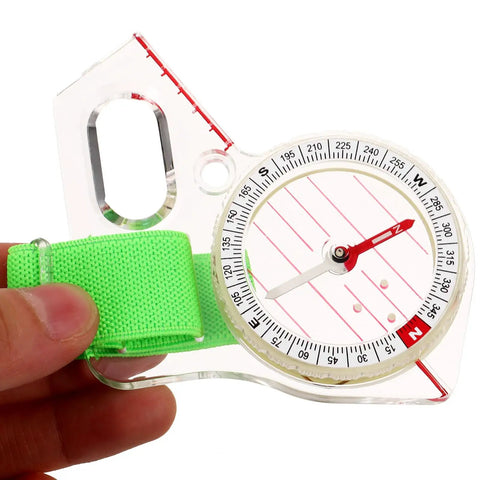 Trail Ready Thumb Orienteering Hiking Compass With Quick Reset Needle Pocket Size For Outdoor Navigation And Backpacking Adventures