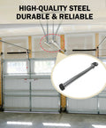 Beefed Up Heavy Duty Garage Door Pusher Springs Pair For Opener System Left And Right Plunger Bumpers 20 Inch Cable