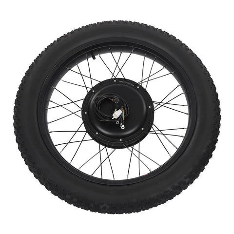 24 Inch Front Wheel Ebike Conversion Kit With 48V 1500W Hub Motor Controller LCD Display Pedal Assist Sensor And Included Bag