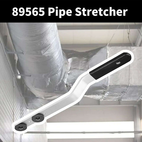 16 Inch Metal Duct Stretcher Tool With Offset Handle And Sliding Washers for HVAC expansion in industrial setting