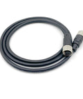 M12 5 Pin Double Female Connector Cable With Straight Aviation Plug A Code Waterproof IP67 Sensor Lead 1 Meter
