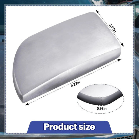 Heavy Duty Iron Toe Dolly For Auto Body Dent Repair And Panel Straightening Built Like A Tank Workhorse Tool For Paintless Fixing And Sheet Metal Shaping, showing dimensions 4.27 x 2.17 x 0.98 in.