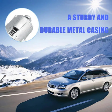 Close-up of car door lock tumbler from Pair Car Driver And Passenger Door Lock Cylinder Set With 2 Keys For Front Left And Right Doors OEM 15298924