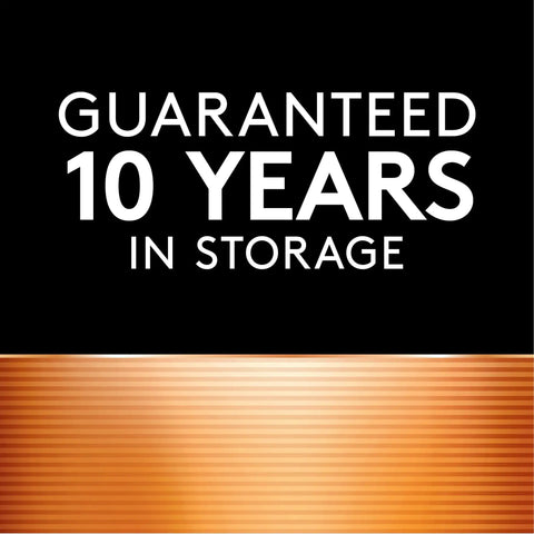 Top Shelf Cr123a 3V Lithium Batteries 12 Pack Heavy Hitter Cells guaranteed 10 years in storage for reliability.