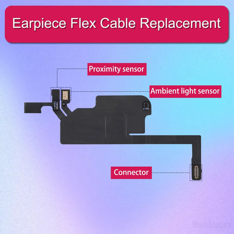 IPhone 13 Pro Max Earpiece Flex Cable Replacement For Ear Speaker Connector Repair A2641 A2643 A2644 A2645 A2484