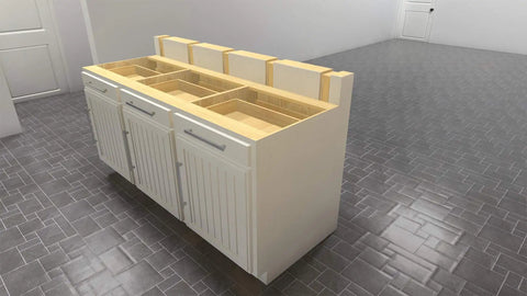 Rock Solid Heavy Duty Steel L Bracket Countertop Support 12 Inch Built With Premium American Steel for kitchen island installation.