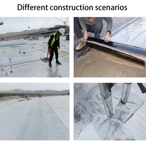 Different construction scenarios using Heavy Duty Self Adhesive Roofing Felt Tape Cuts Through Asphalt Shingle Leaks In No Time.