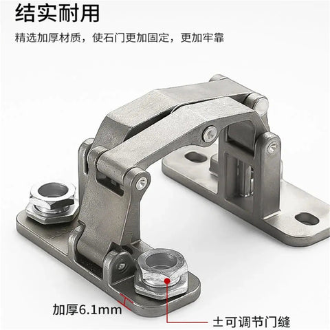 Heavy Duty Hidden Door Hinge Built Tough For Fire Hydrant Boxes And Pipe Wells Rock Solid 304 Stainless Steel Hardware supporting 250 kg load.