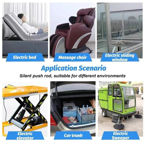 Badass IP68 Waterproof Linear Actuator delivering smooth heavy duty push and pull power in various applications like electric bed.