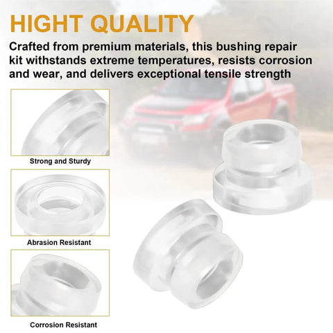 Shifter Cable Bushing Repair Kit For 1997 2013 C5 Corvette 4 Pack Fix Sloppy Shifts, durable bushings with high tensile strength