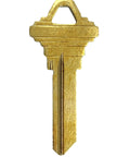 SC4 BR Brass Key Blank For SCH C 6 Pin Keyway, Bulk 50 Pack, high-quality spare key for locksmiths and key cutters