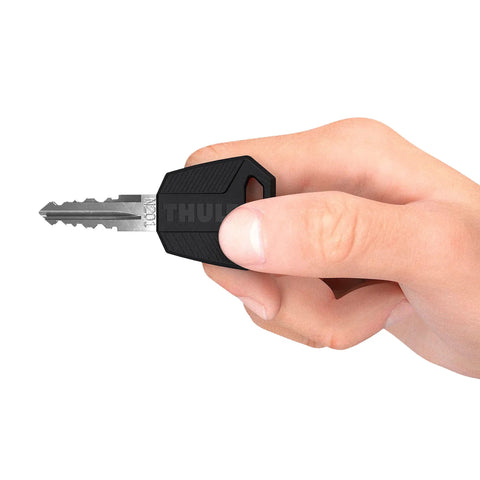 Hand holding One Key System 16 Lock Cylinders Pack Black Replacement Kit With No Fuss Easy Keyed Access For Real Security Locks 16 Core Set