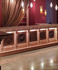 Decorative bar with Legacy Tapered Cabinet Column 5 W X 5 D X 35.5 In Height Unfinished Maple For Cabinets Islands And Mantels