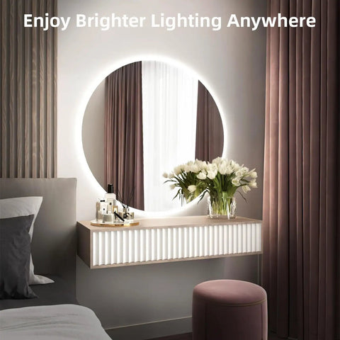 LED Neon Rope Light 12V White LED Strip Light 16.4ft 5m Dimmable Waterproof Silicone DIY Sign For Bedroom Indoor Home Decor To Create A Chill Vibe
