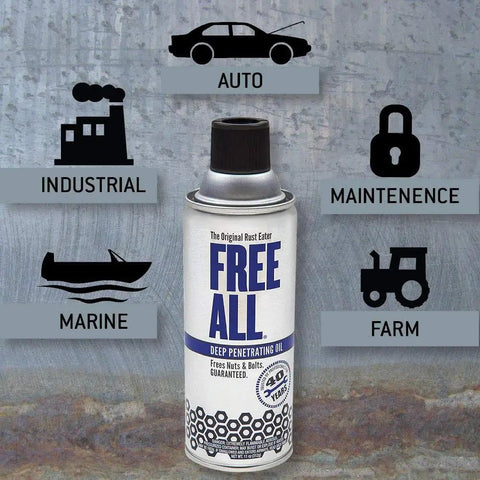 Heavy Duty Deep Penetrating Rust Eater Oil 11 Oz Aerosol Loosens Rusted Bolts Nuts Pipes And Locks Industrial Grade Rust Remover