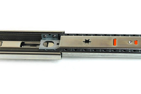 Heavy Duty Soft Close Ball Bearing Drawer Slides, 10 Pairs Of 12 Inch Side Mount with zinc plated steel hardware details