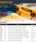 Top Shelf T Track Knob Kit With Tough Five Star Handles And 1/4 20 Thread Hex Bolts Plus Flat Washers 12 Piece Set overview.
