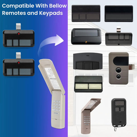 Universal Wireless Garage Door Keypad Compatible With 893Max 877Max 878Max 971LM 893LM 373LM 877LM For LiftMaster Chamberlain Craftsman