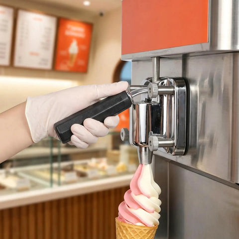 Pro Grade Ice Cream Machine Lever Replacement Handle Accessory With High Precision For Ice Cream Makers Durable Plastic And Metal Build