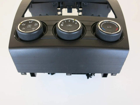 Subaru Heater Control Assembly For HVAC System With 4 Position Push Button Switch And Rotary Actuator Manual Operation Black Finish