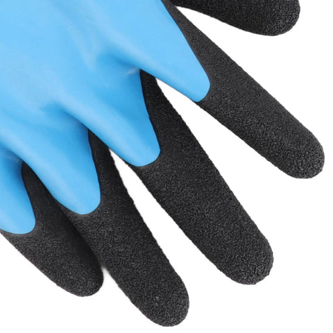 Tough as Nails Electrician Insulated Gloves Deliver Straight Up 1000V High Voltage Shielding with rubber grip fingers.
