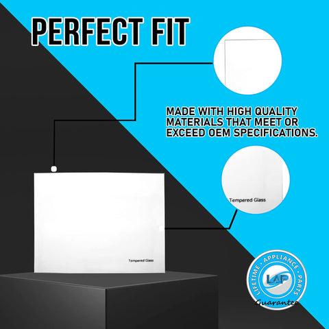 Crisper Glass Inset Cover For Frigidaire Refrigerator Replacement Glass Only Ultra Durable Non OEM Pro Grade Drawer Shield