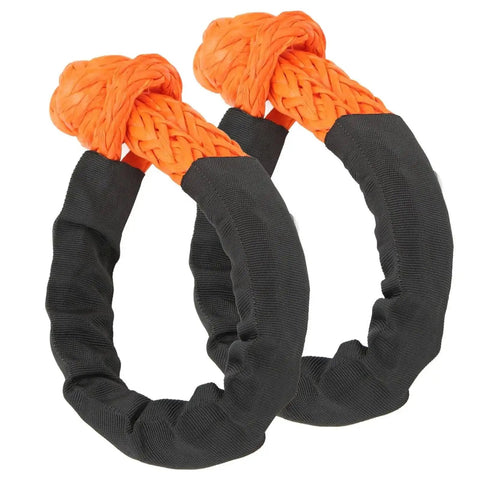 Soft Shackle Recovery Rope With 11mm Diameter And 21 Tons Breaking Strength, Portable Flexible Shackle For SUV Boat And ATV