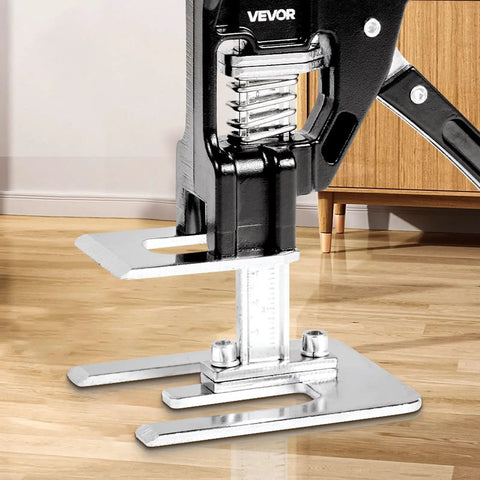 2 Pack Heavy Duty Steel Labor Saving Arm Jacks, 265 Lb Rated Lifts 6.5 Inches Flat with magnetic level for furniture moves