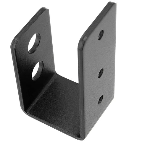 Built Tough Heavy Duty Door Barricade Brackets 8 Pack 2X4 Inch U Shaped Drop Open Bar Holders Rust Proof Security Hardware close-up view