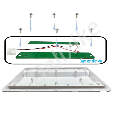 Fridge LED Light Board PCB Replacement For Refrigerator W11043011 W10866538 PS12070396 PCB Only Housing Not Included