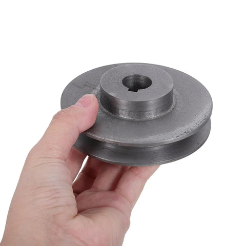 Top Tier Single Groove Cast Iron Pulley With 19 Mm Bore And 6 Mm Keyway, Super Sturdy Sheave for Air Compressor.