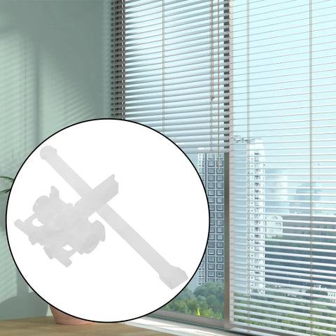 Top Shelf Vertical Blind Carrier Replacement Parts With Stem Upgrades Window Treatment showing white plastic stem design for easy installation.