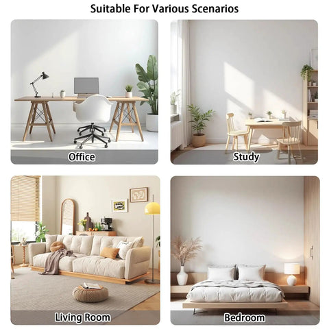 Premium 5mm Thermal Wall Panels Peel And Stick Foam Soundproof Covering Waterproof Linen Finish in modern office and living room settings.