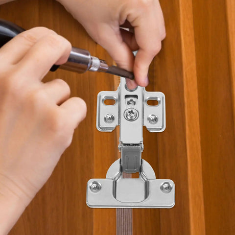 Installing Concealed Soft Closing Cabinet Hinges For Kitchens And Furniture Built Tough With Thickened Stainless Steel