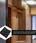 Self Adhesive Wallpaper Roll For Cabinets Sleek Black Waterproof Pvc Vinyl Wrap Realistic Wood Texture Easy Peasy Peel And Stick showing kitchen cabinetry.