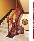 Top Tier Wooden Stair Spindles 25 Pack, Premium Baluster Posts For Decks And Indoor Railings, 95Cm Banister Columns detailed view.