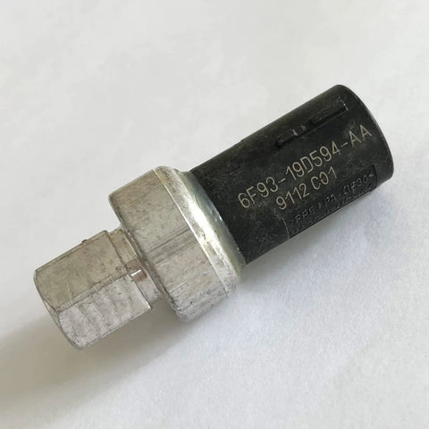 Ford Focus Air Conditioning Pressure Switch Sensor Replacement OEM-Grade, part 6F93-19D594-AA, side view.