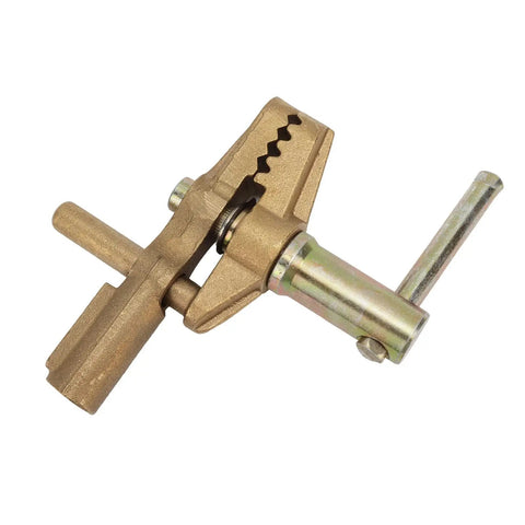 800A Brass Welding Ground Clamp With Rubber Sleeve, 35mm Opening For Top Notch Electrical Conductivity, Compatible with argon arc.