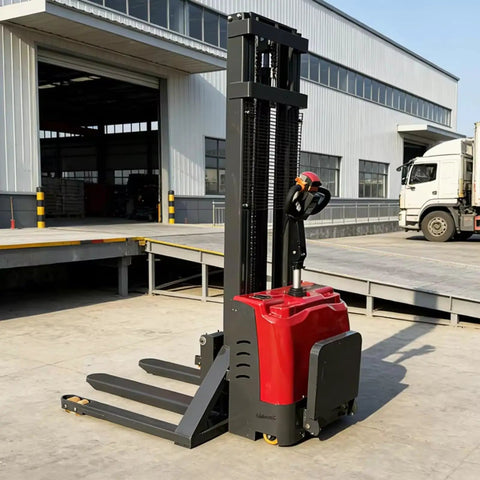 The Ultimate Full Electric Walkie Pallet Stacker With 1000kg Or 1500kg Capacity And A Smooth 3000mm Lift Height.