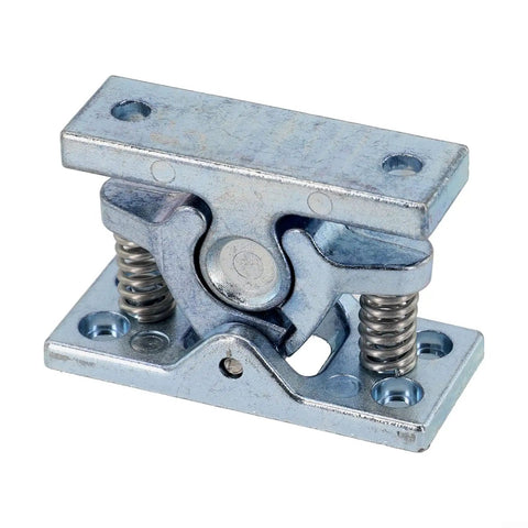 Must Have Double Roller Door Catch With Spring Loaded Mechanism For Cabinets And Drawers Easy Install No Special Tools Needed Secure Grip Keeps Doors Closed Smooth Release Anytime, heavy-duty steel zinc alloy, close-up view.