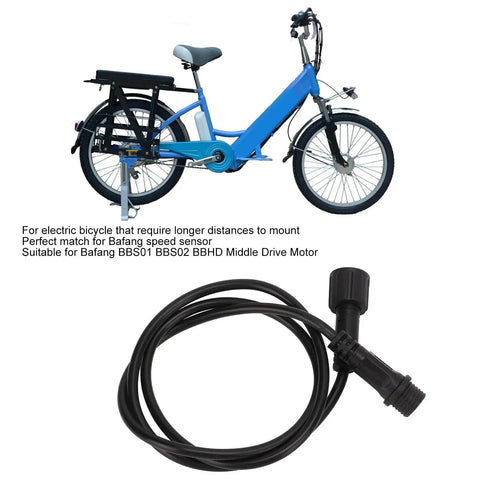 3 Pin Speed Sensor Extension Cable For Bikes And E-Bikes Available In 40cm Or 60cm Length Plug And Play Compatibility With BBS01 BBS02 BBHD Drives