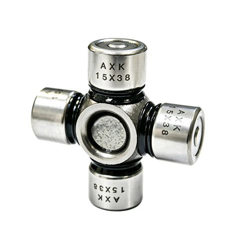 Real Deal Mini Universal Joint Cross Bearing Swap St1538 For Atv Utv Steering Shafts, 15x38mm size, durable steel construction.