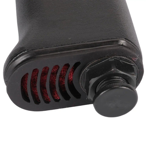 1/2 Inch Air Impact Wrench Delivering Killer 7500 Rpm Thrust And A Beefy 880 Ft Lbs breakaway grip showing air vent and handle detail.