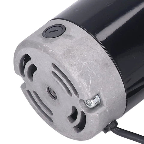 Heavy Duty 750W Mini Lathe Motor Replacement With 6000RPM DC Electric Drive And 40mm Round Shaft underside view highlighting connections.
