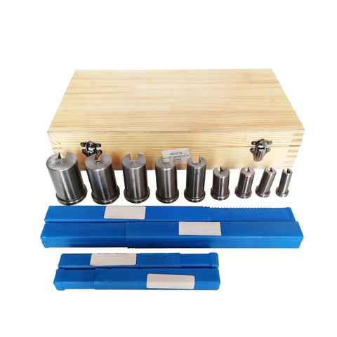 CNC Keyway Broaches Set For Milling Machines 18 Piece High Speed Steel Broaching Toolkit From Half Inch To One And A Half Inch